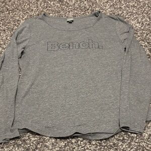 5/$10 Bench Women's Heather Gray Long Sleeve Tee